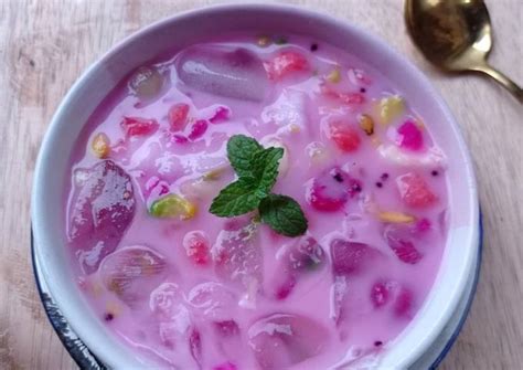 Resep Es buah susu oleh Mama Queen - Cookpad