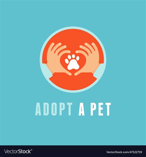 Adopt a pet Royalty Free Vector Image - VectorStock