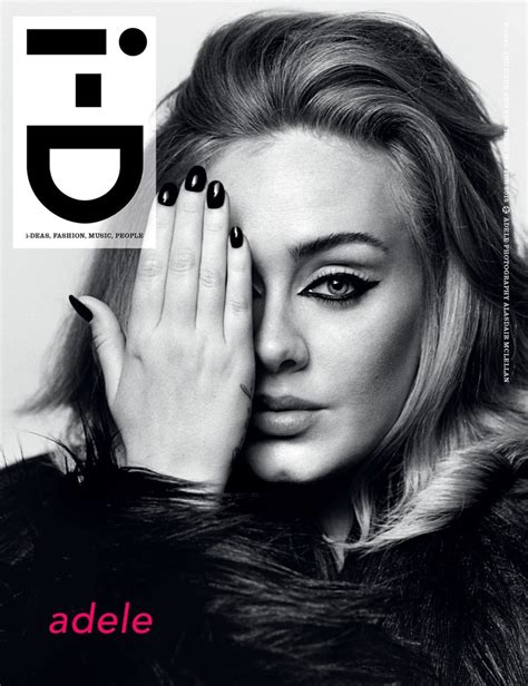 Adele '25' Album Cover & i-D Magazine Cover