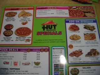 pizzaーhut menu agana shopping center - グアムジャンキー