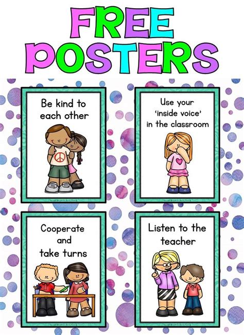 Editable Classroom Rules Posters (FREE) Classroom Decor for Back to School | Classroom rules ...