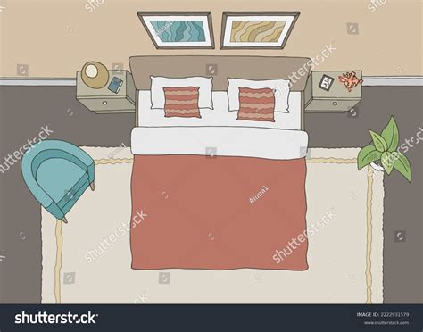 Furniture Top View Drawing: Over 5,435 Royalty-Free Licensable Stock Illustrations & Drawings ...