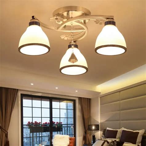 Modern Ceiling Lights For Living Room 3 lights 5 lamps Flush Mount ...