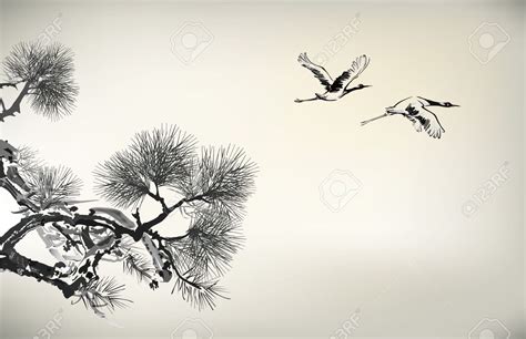 pine tree art - Google 検索 | Pine tree art, Japanese painting, Tree wall murals