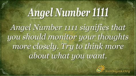 Angel Number 1111 Meaning - Good Or Bad? Find Out - SunSigns.Org