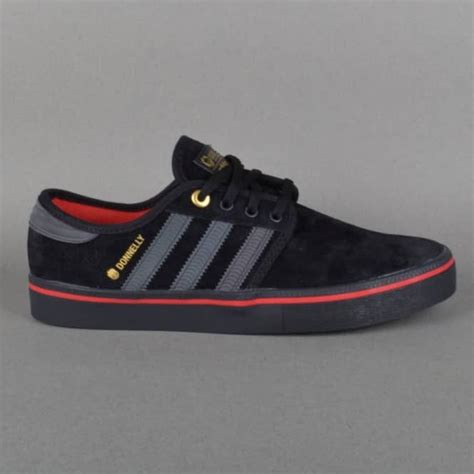 Adidas Skateboarding X Spitfire Seeley ADV Donnelly Skate Shoes - Core Black/Carbon/Collegiate ...