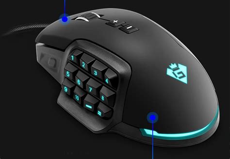 Usb Rgb Wired Gaming Mouse 16 Buttons Laser Programmable Game Mice - Buy Glowing Mouse,Gaming ...