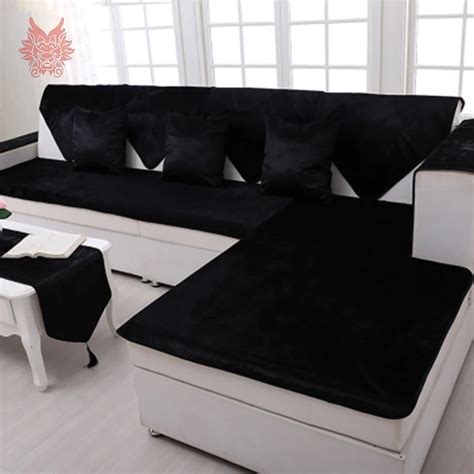 Black Sofa Slipcover - Photos Cantik