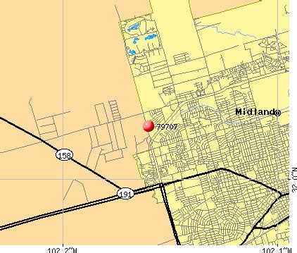 Midland-Odessa Zip Code Map Zip Code Map Of Midland-Odessa,, 56% OFF