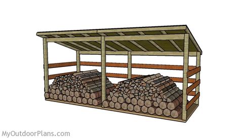 Large Firewood Shed Plans | MyOutdoorPlans