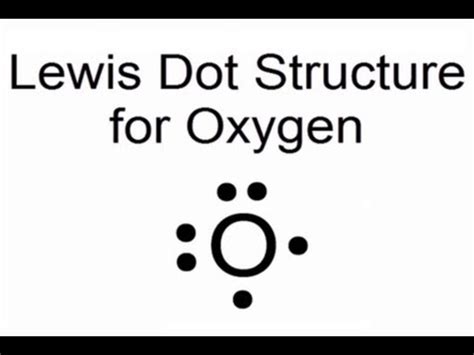 Lewis Dot Diagram For Oxygen Free Radical