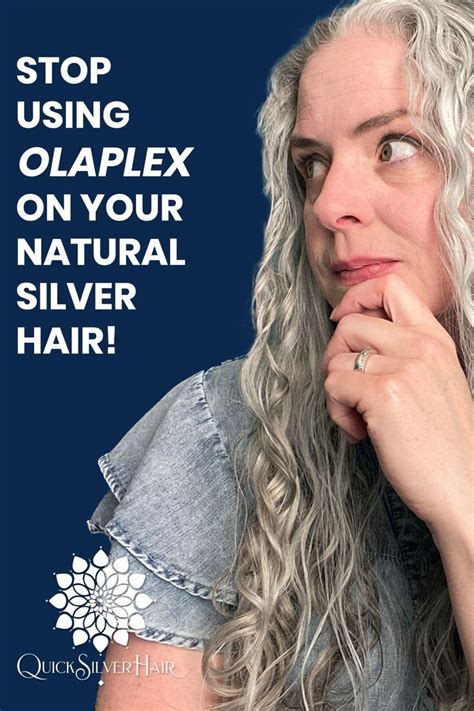 Stop Using Olaplex On Your Natural Silver Hair in 2022 | Silver hair, Grey hair care, Diy hair care