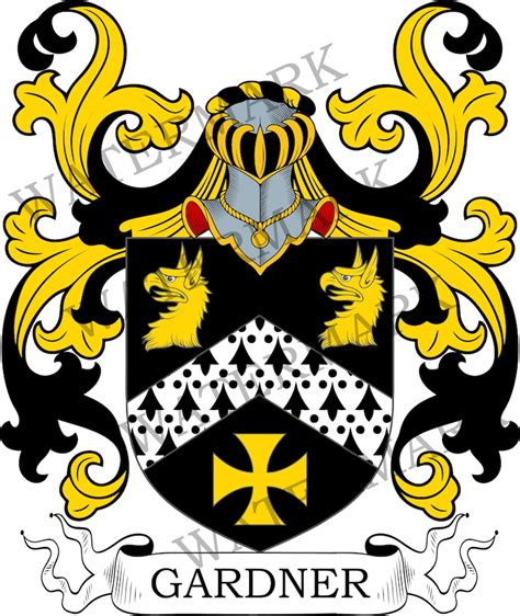 Gardner Family Crest Digital Download Gardner Coat of Arms JPG File Heraldry, Genealogy ...