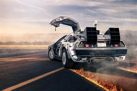 Delorean Time Machine Wallpaper - Design Corral