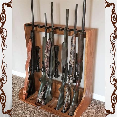 Oak Gun Rack Gun Rack Wooden Gun Rack Rifle Rack Shotgun - Etsy UK