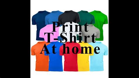 How to print t-shirt at home.DIY t-shirt printing at home