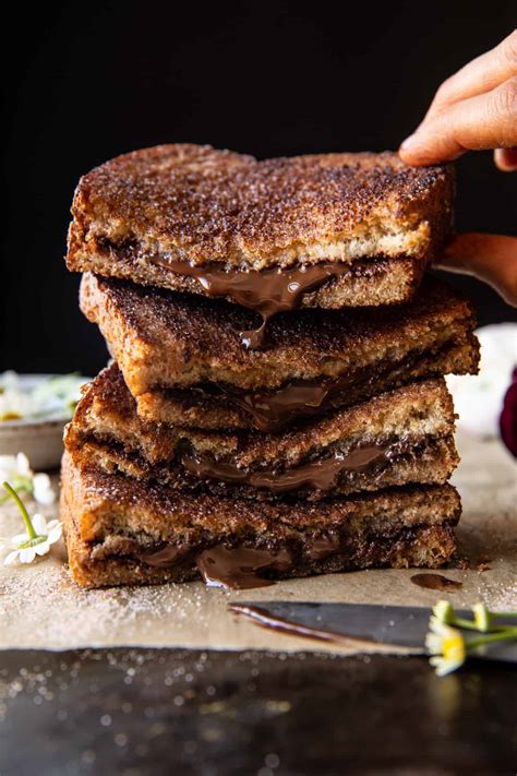 5 Minute Chocolate Cinnamon Sugar Toast. - Yummy Recipe