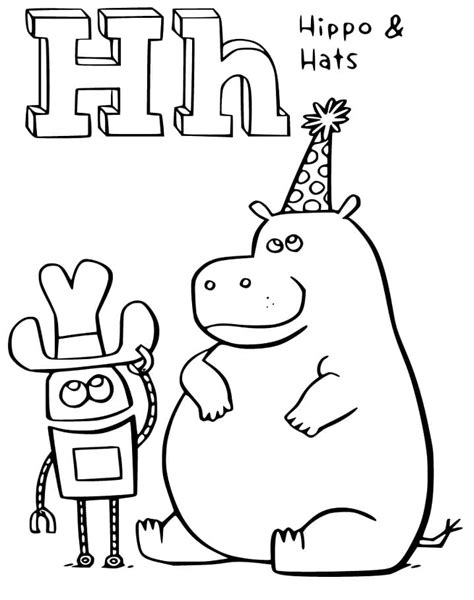 StoryBots Letter H Coloring Pages - Coloring Cool