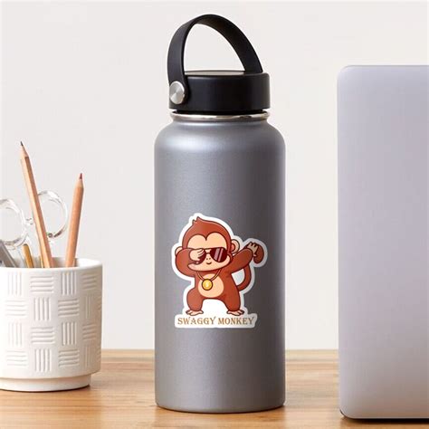 "Swaggy monkey" Sticker for Sale by QUANTUM-STORE | Redbubble