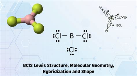 BCl3 Lewis Structure, Molecular Geometry, Hybridization and Shape