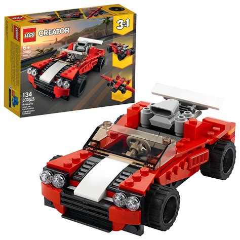 Building Toys LEGO Creator 3in1 Sports Car Toy 31100 Building Kit 134 ...