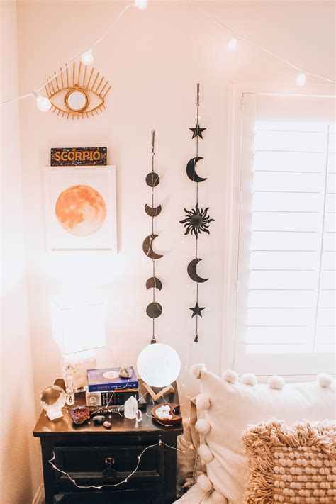 Celestial Wall Hanging | Aesthetic bedroom, Hanging wall decor, Modern bedroom design