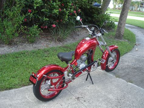 Photos of custom motorized bicycles.See OCC Schwinn Stingray choppers ...