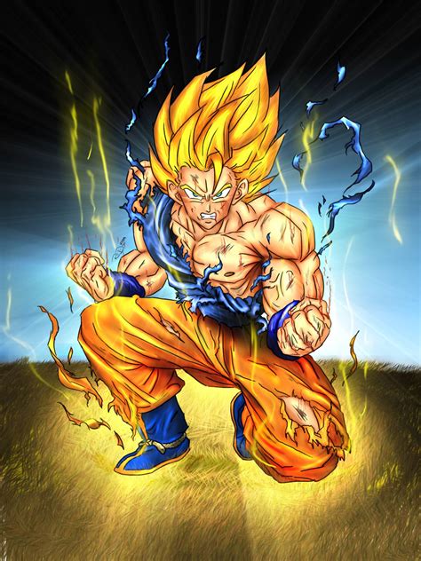 Super Saiyan Goku - Dragon Ball Z Fan Art (35516340) - Fanpop