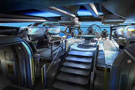 Idirs Bridge | Spaceship interior, Sci fi environment, Star citizen