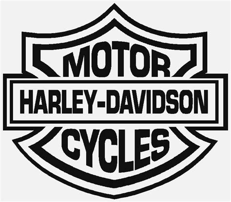 Free Black And White Harley Davidson Logo, Download Free Black And White Harley Davidson Logo ...