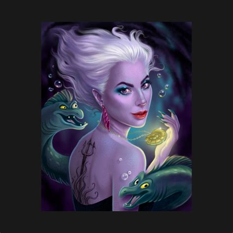 Ursula fan art - Disney - T-Shirt | TeePublic