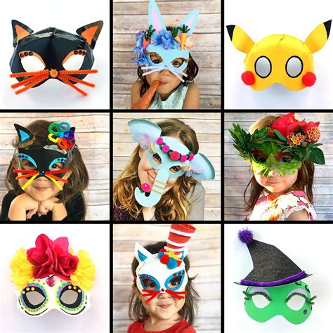 Kids Halloween Costume - DIY Paper Plate Mask - Creating Creatives