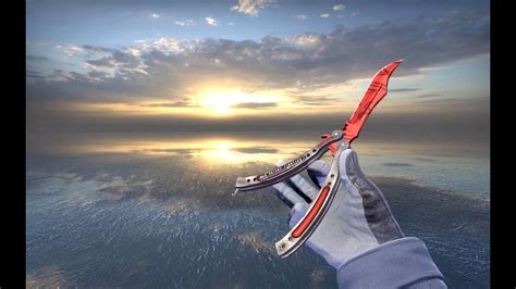 CSGO my dream knife XD Butterfly knife slaughter factory new – YouTube