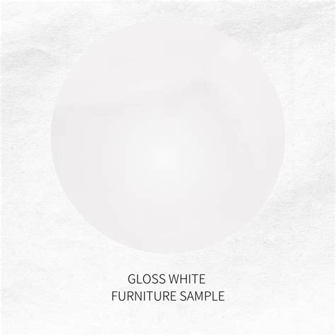 Gloss White Furniture Sample - The Luxury Bath Company