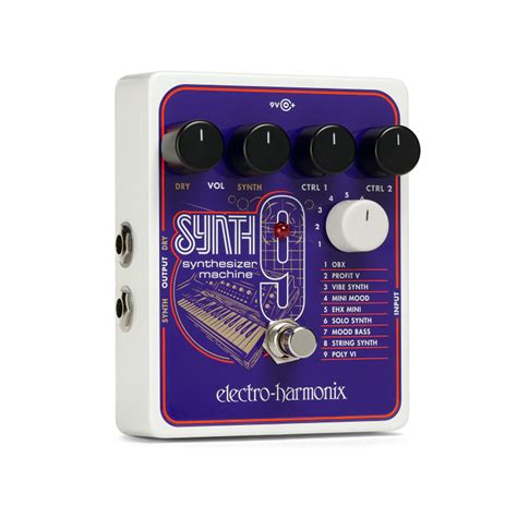 Electro Harmonix Synth9 Synthesizer Machine Effects Pedal | The Guitar Hangar