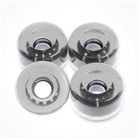 Skateboard Cruiser Wheels - Clear 65mm x 80a – Longboards USA