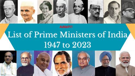 Prime Ministers Of India List From 1947 To 2023, Tenures, 59% OFF