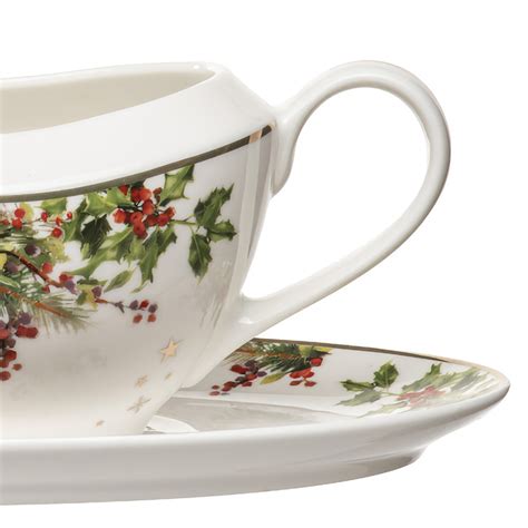 Ladelle Ashdene Spirit Of Christmas Gravy Boat - Christmas Elves