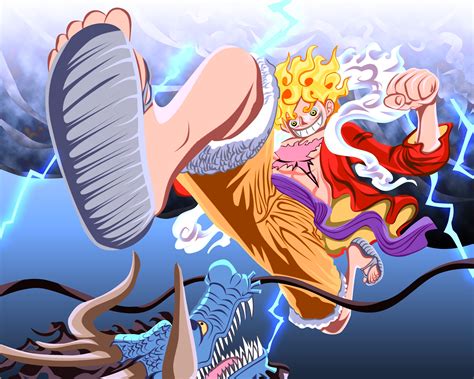 #1359470 Luffy vs Kaido, Gear 5 (One Piece), Kaido (One Piece), Monkey D. Luffy - Rare Gallery ...