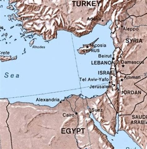 List 101+ Pictures Blank Map Of Mediterranean And Middle East Completed