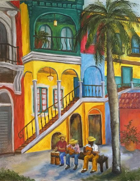 Daily Painters of Florida: Cuba Libre, Oil Painting of Old Havana by Judy Batterson, Florida Artist