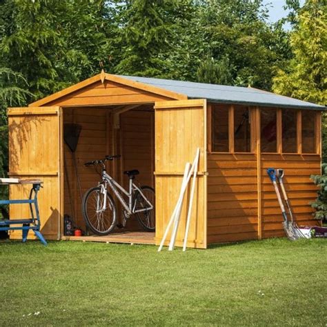 Shire Overlap Apex Shed 6X12 | Garden Street