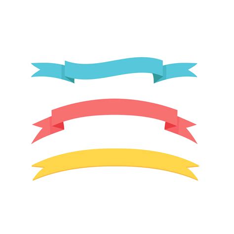 Vector illustration of different ribbon labels 15805952 Vector Art at Vecteezy