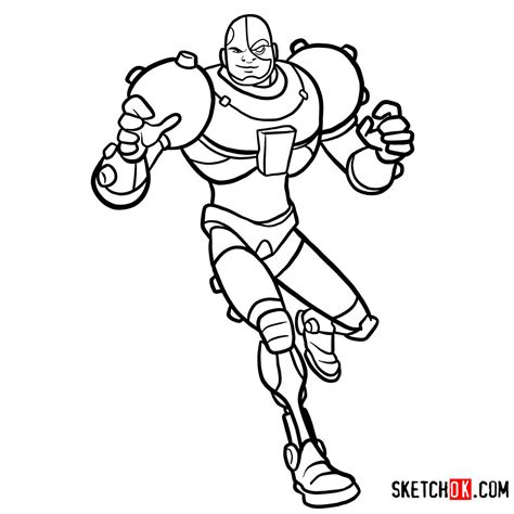 Merging Man with Machine: How to Draw Cyborg from Teen Titans