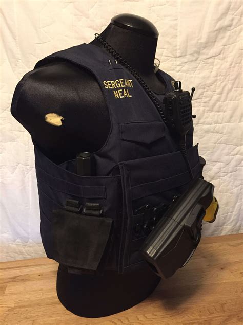 Purdue police sergeant creates startup after designing bulletproof vest carriers aimed at ...