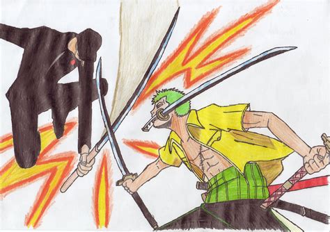 Zoro vs Kaku in colour by Slifer_Girl_2308 - Fanart Central