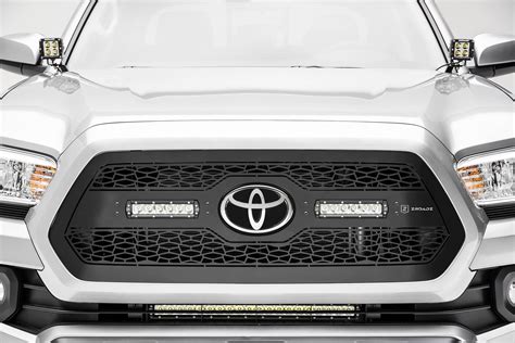 2018-2021 Toyota Tacoma Front Bumper Center LED Kit with (1) 20 Inch LED Straight Single Row ...