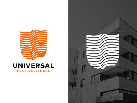 Universal Flag Designers logo design by Nalaprasad on Dribbble