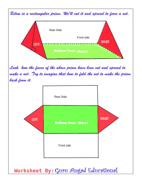 Net For A Triangular Prism