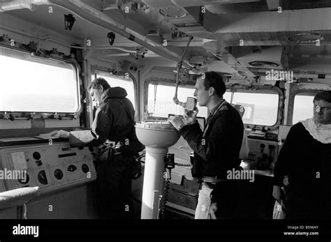 H.M.S. Danae: Scenes aboard The Leander class frigate 2.450 tons H.M.S. Danae. March 1975 75 ...